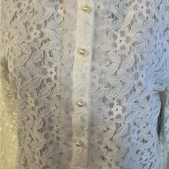 White Lace Dress, Medium size, New with tag - Picture 11 of 12